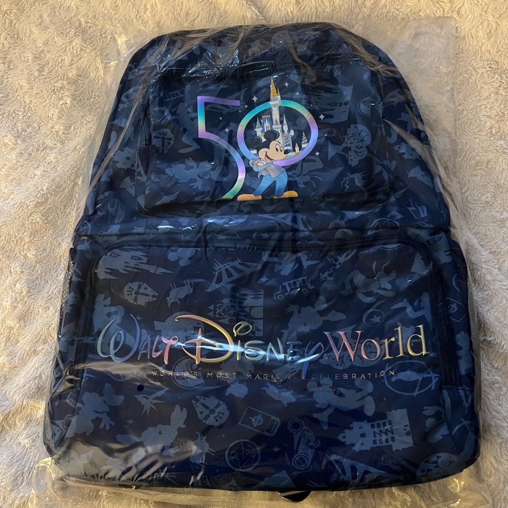 Walt Disney World 50th Anniversary backpack.